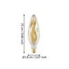 110276_DIMENSION_0001 | Eglo Romania Bec LED E27 4W 2100K 110276