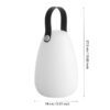 48856_DIMENSION_0001 | Eglo Romania Lampă solară LED 2X0.2W 48856