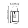48946_DIMENSION_0001 | Eglo Romania Lampă solară LED 2X0.06W 48946