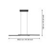 900081_DIMENSION_0001 | Eglo Romania Lustră FRAIOLI-Z LED 2X17W IP20 900081