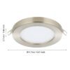 900936_DIMENSION_0001 | Eglo Romania Spot FUEVA FLEX LED 5.5W IP20 900936