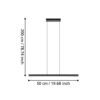 99599_DIMENSION_0001 | Eglo Romania Lustră minimalista CAMBULOS LED 2X17W IP20 99599