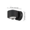 98746_DIMENSION_0001 | Eglo Romania Aplică TREVIOLO LED 2X2.2W IP44 98746