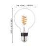 110274_DIMENSION_0001 | Eglo Romania Bec LED E27 G95 4.9W 3000K 110274