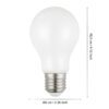 110293_DIMENSION_0001 | Eglo Romania Bec LED E27 A60 9W 2700K 110293