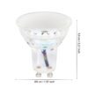 110296_DIMENSION_0001 | Eglo Romania Bec LED GU10 5.8W 4000K 110296