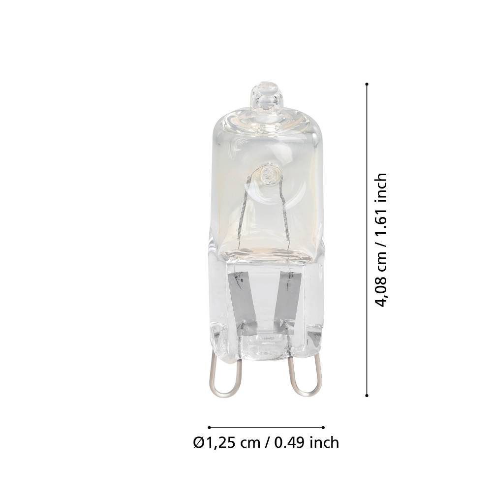 110299_DIMENSION_0001 | Eglo Romania Set 2 becuri G9-HALOGEN 2X40W 2700K 110299