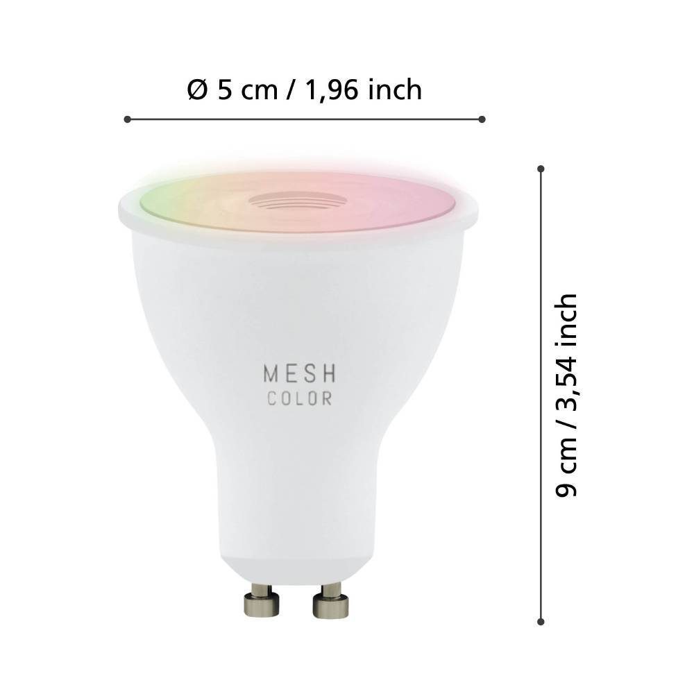 110313_DIMENSION_0001 | Eglo Romania Set 3 becuri LED GU10 3X4.9W 2700K-6500K 110313