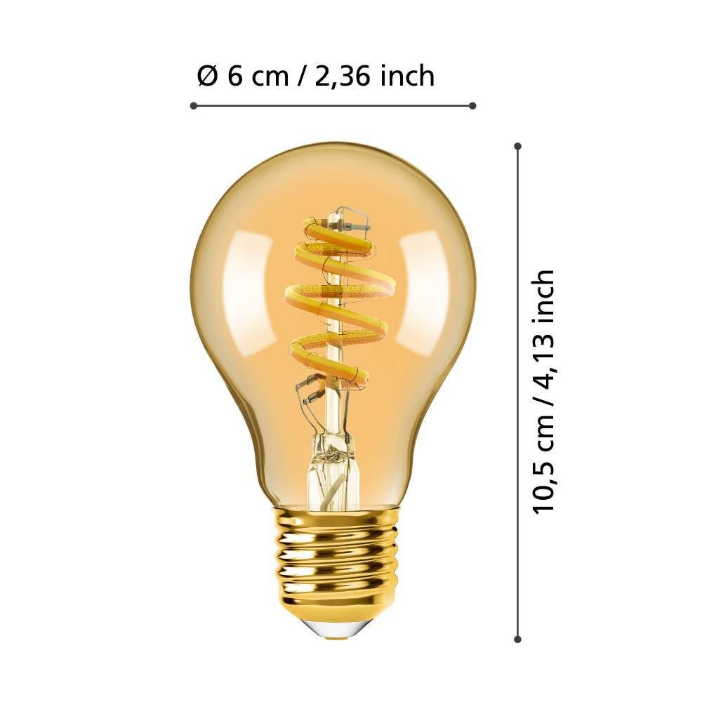 110315_DIMENSION_0001 | Eglo Romania Set 2 becuri LED E27 A60 2X4.9W 110315