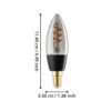 110322_DIMENSION_0001 | Eglo Romania Bec LED E14 C35 4W 2000K 110322