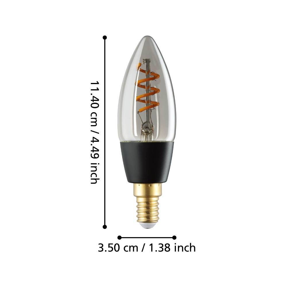 110322_DIMENSION_0001 | Eglo Romania Bec LED E14 C35 4W 2000K 110322