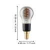 110323_DIMENSION_0001 | Eglo Romania Bec LED E14 P45 4W 2000K 110323
