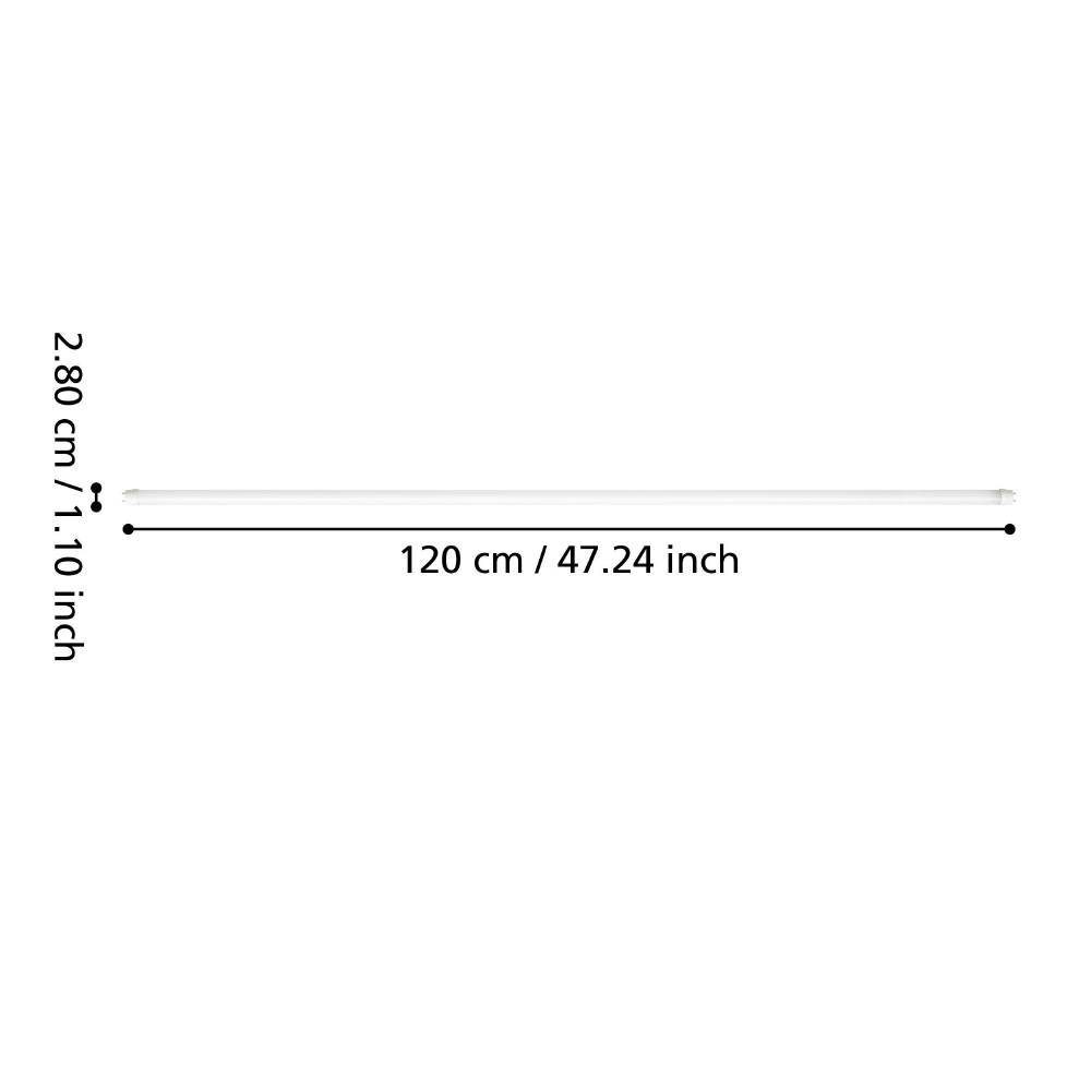 110332_DIMENSION_0001 | Eglo Romania Tub LED G13 T8 TUBE 15.5W 4000K 2500lm 110332