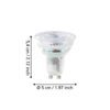 110335_DIMENSION_0001 | Eglo Romania Bec LED GU10 2.5W 4000K 110335