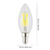 113133_DIMENSION_0001 | Eglo Romania Bec LED E14 C35 2.2W 4000K 113133