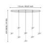 390401_DIMENSION_0001 | Eglo Romania Lustră PARATEBUENO 1 LED 8X4.2W IP20 390401