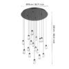 390413_DIMENSION_0001 | Eglo Romania Lustră SINDICAT LED 17X3W IP20 390413