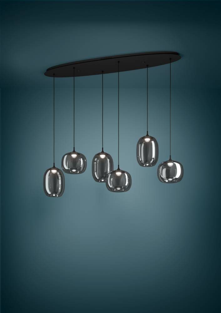 390415_AMBIENT_0001 | Eglo Romania Lustră LARVA LED 6X3.7W IP20 IP20 390415