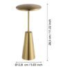 900923_DIMENSION_0001 | Eglo Romania Veioză PICCOLA LED 2.8W cu baterie IP54 900923