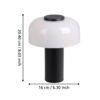 900984_DIMENSION_0001 | Eglo Romania Veioză PONENTE LED cu baterie IP44 900984