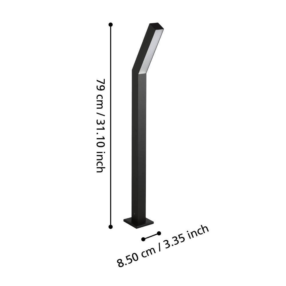 900993_DIMENSION_0001 | Eglo Romania Lampadar UGENTO LED 2X4.5W IP44 900993