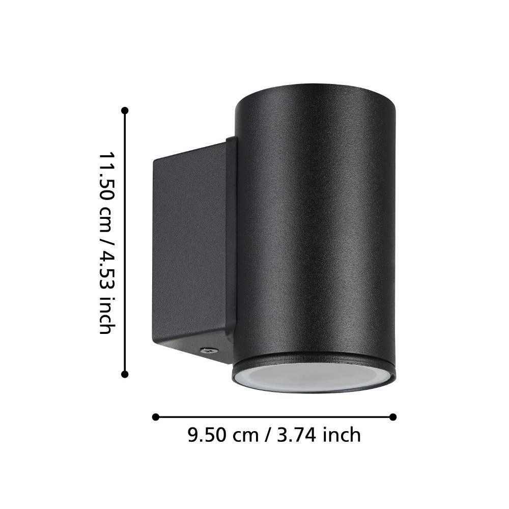 900995_DIMENSION_0001 | Eglo Romania Aplică IZZALINI GU10-LED 2.8W IP44 900995