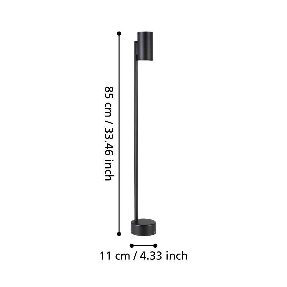 900996_DIMENSION_0001 | Eglo Romania Lampadar IZZALINI LED GU10 2.8W IP44 900996