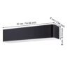 901018_DIMENSION_0001 | Eglo Romania Aplică SANIA 4 LED 12W IP20 901018