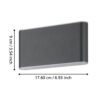 901026_DIMENSION_0001 | Eglo Romania Aplică GRUTTI LED 2X5.8W IP65 901026