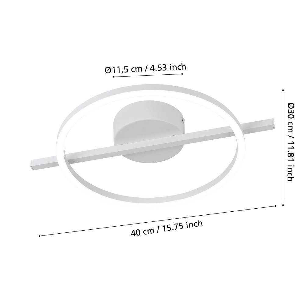 901114_DIMENSION_0001 | Eglo Romania Plafonieră AMANDOLO LED 17W IP20 901114