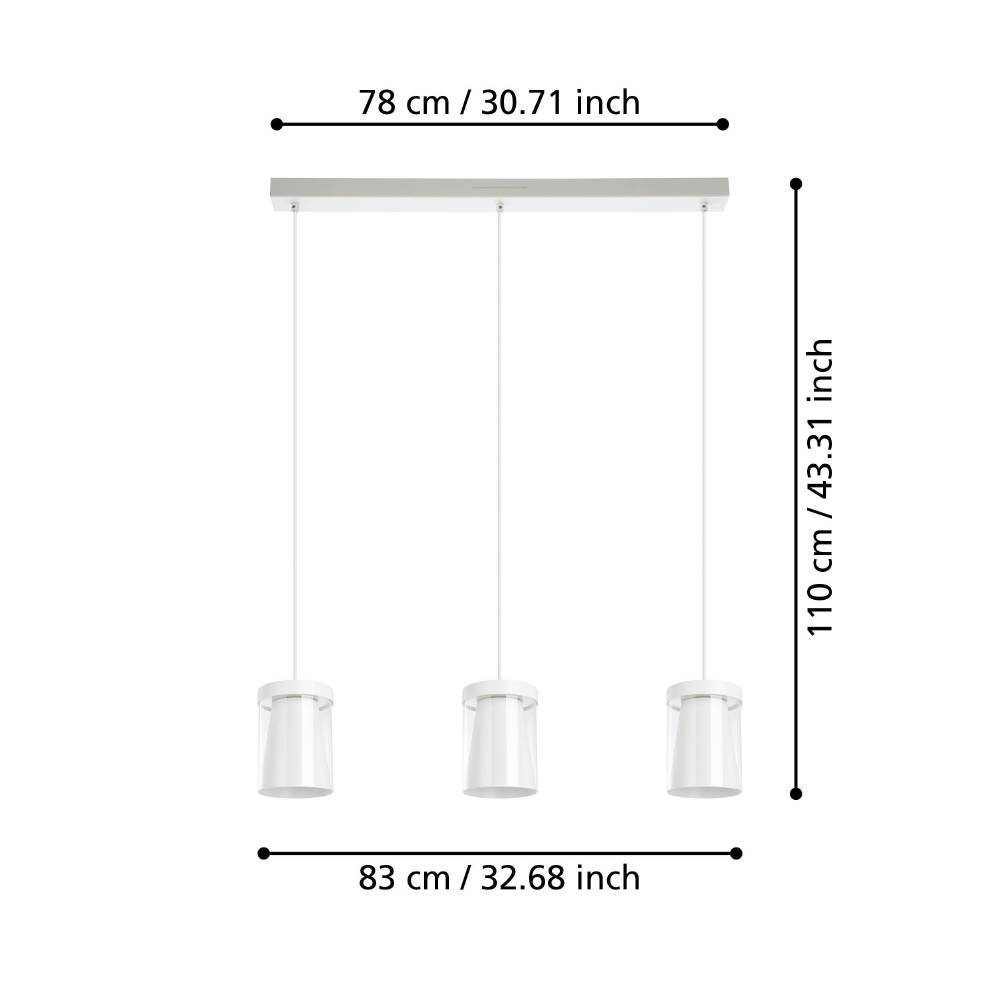 901122_DIMENSION_0001 | Eglo Romania Lustră CHIUSELLO-Z LED 3X3.7W IP20 901122