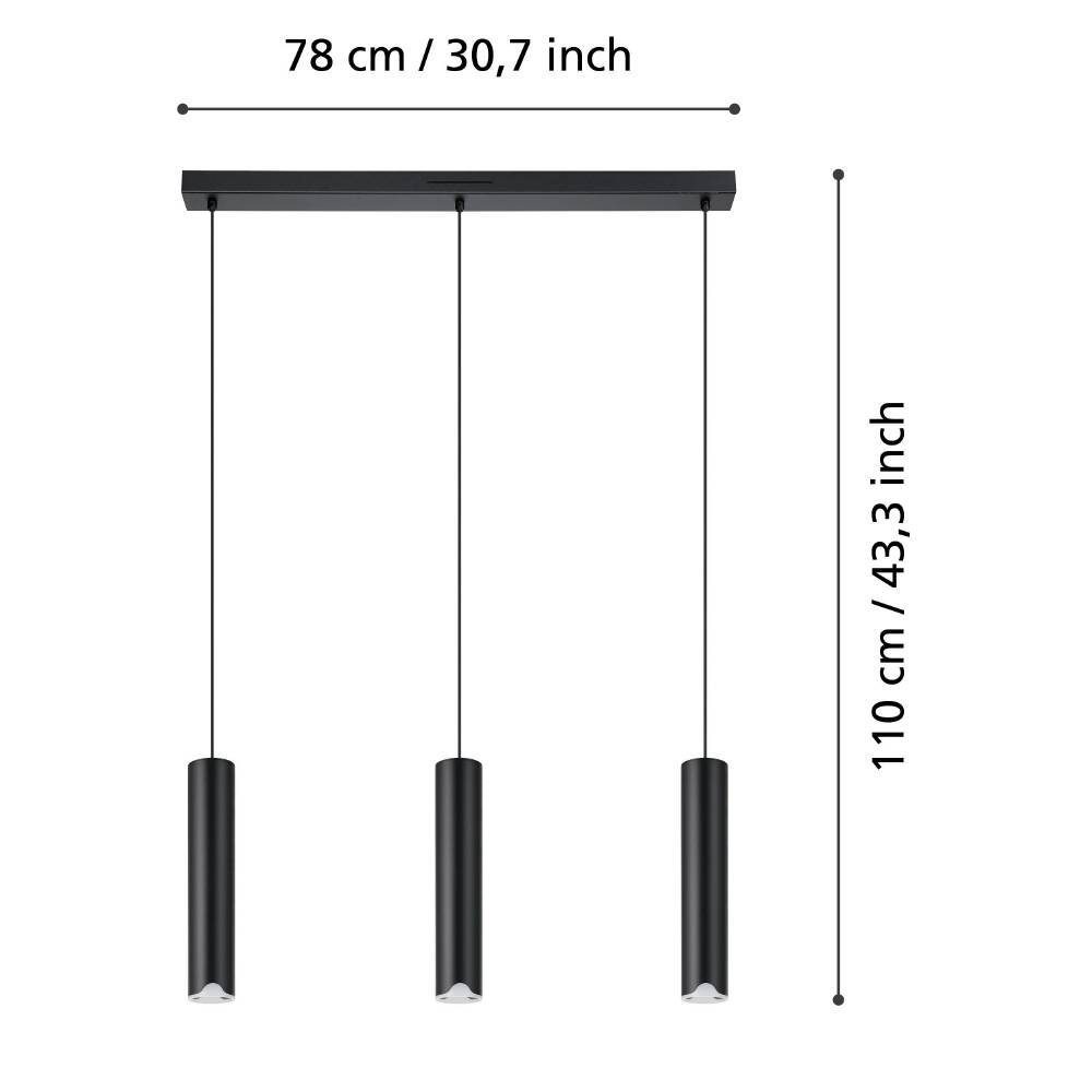 901124_DIMENSION_0001 | Eglo Romania Lustră BALAMORTA-Z LED 3X3.7W IP20 901124