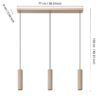 901152_DIMENSION_0001 | Eglo Romania Lustră CAMINIA LED GU10 3X5W IP20 901152
