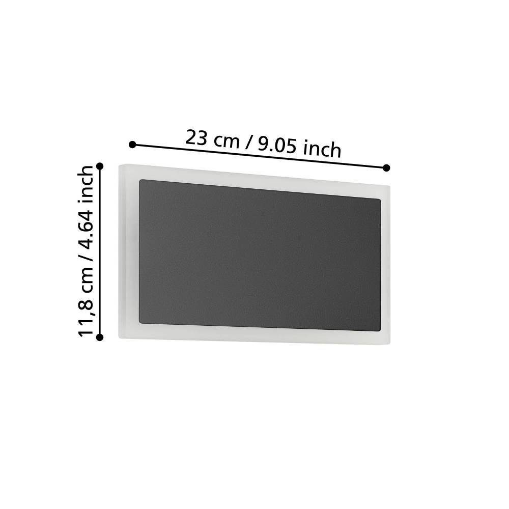 901189_DIMENSION_0001 | Eglo Romania Aplică TALAMELLO 1 LED 12W IP20 901189