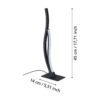 901208_DIMENSION_0001 | Eglo Romania Veioză GRISOLIA LED 12W IP20 901208