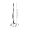 901209_DIMENSION_0001 | Eglo Romania Lampadar GRISOLIA LED 20W IP20 901209