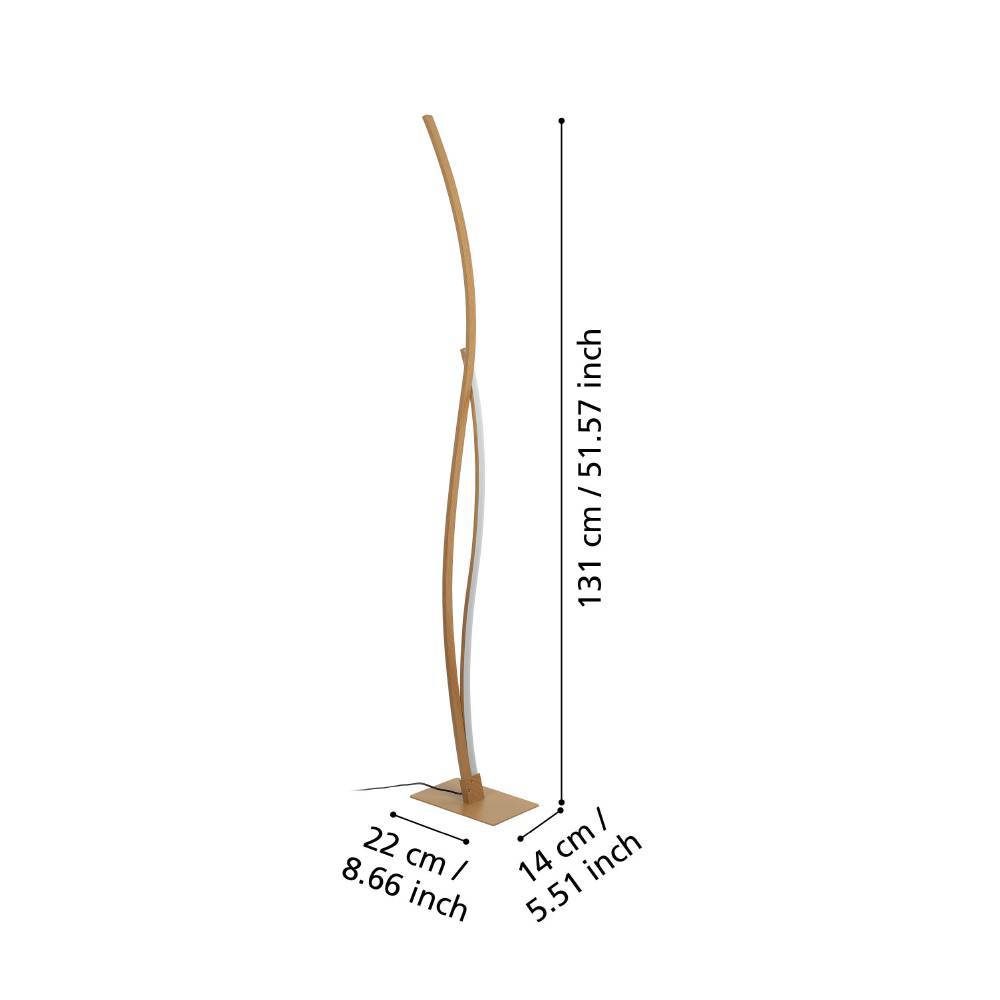 901214_DIMENSION_0001 | Eglo Romania Lampadar GRISOLIA LED 20W IP20 901214