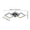901222_DIMENSION_0001 | Eglo Romania Plafonieră CALLIERA LED 20W IP20 901222