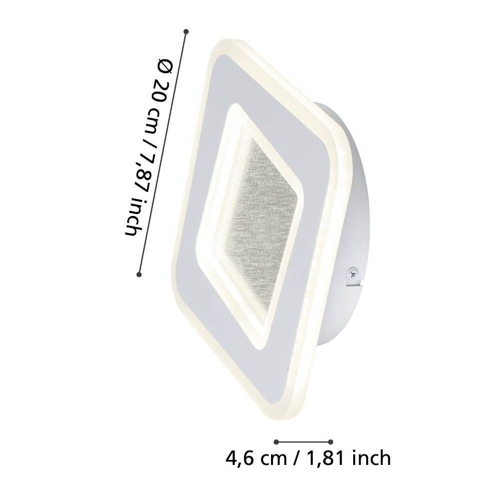 901233_DIMENSION_0001 | Eglo Romania Aplică MACCHIONI LED 12W IP20 901233