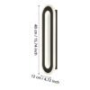 901242_DIMENSION_0001 | Eglo Romania Aplică MACCHIONI LED 12W IP20 901242