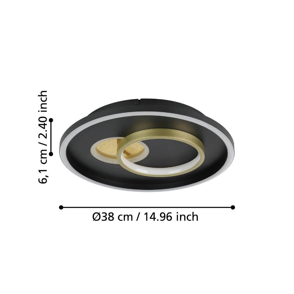 901244_DIMENSION_0001 | Eglo Romania Aplică/Plafonieră TIRIOLO LED 21.2W IP20 901244