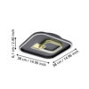 901245_DIMENSION_0001 | Eglo Romania Aplică/Plafonieră TIRIOLO LED 21.3W IP20 901245