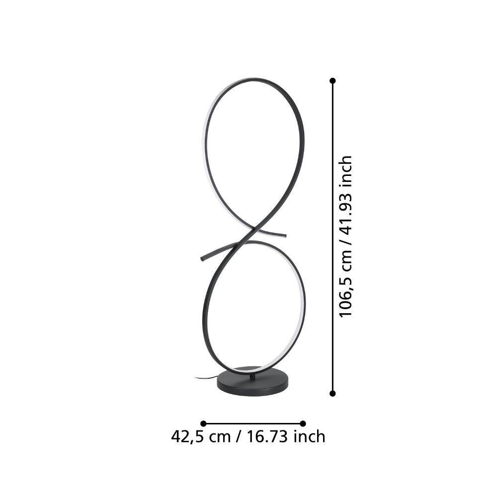 901271_DIMENSION_0001 | Eglo Romania Lampadar SERPINS LED 20W IP20 901271