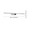 901288_DIMENSION_0001 | Eglo Romania Aplică oglindă REGELLO-Z LED 12W IP44 901288