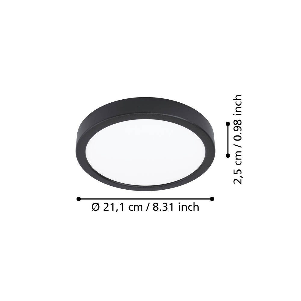 901298_DIMENSION_0001 | Eglo Romania Plafonieră FUEVA 6 LED 11.5W IP20 901298