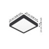 901303_DIMENSION_0001 | Eglo Romania Plafonieră FUEVA 6 LED 10.5W IP20 901303