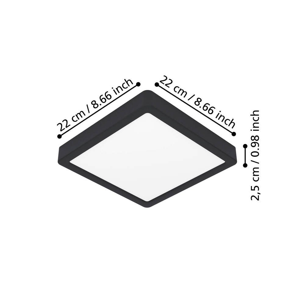 901303_DIMENSION_0001 | Eglo Romania Plafonieră FUEVA 6 LED 10.5W IP20 901303