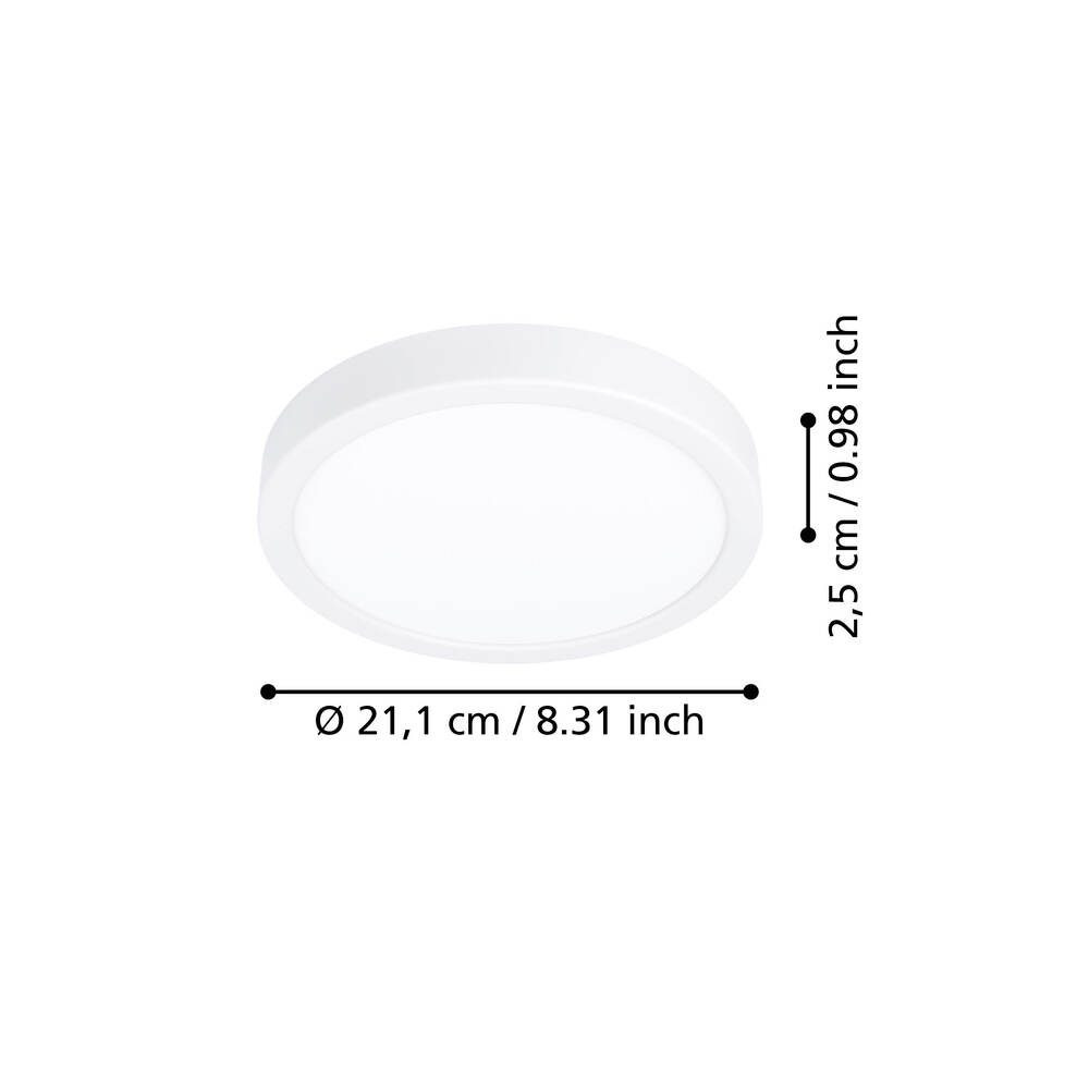 901307_DIMENSION_0001 | Eglo Romania Plafonieră FUEVA 6 LED 11.5W IP20 901307