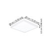 901314_DIMENSION_0001 | Eglo Romania Plafonieră FUEVA 6 LED 17.5W IP20 901314