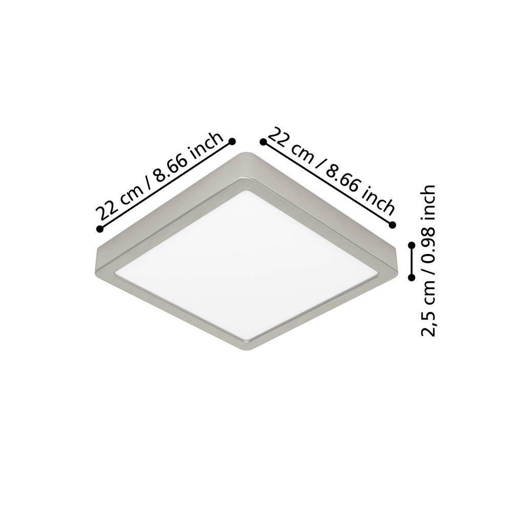 901321_DIMENSION_0001 | Eglo Romania Plafonieră FUEVA 6 LED 10.5W IP20 901321